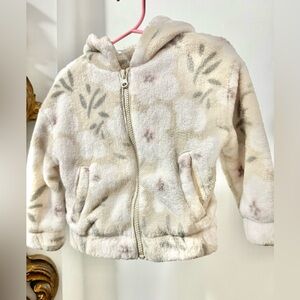 Carters girls fluffy neutral tone jacket